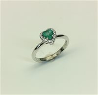 Anello Armonie Gioielli Donna in Oro bianco Smeraldo 0.37 Ct AN2750S - AN2750S